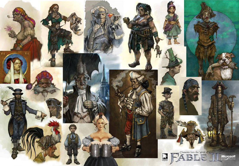Illustration for article titled The Baggy Pants and Silly Hats of the Fable Universe